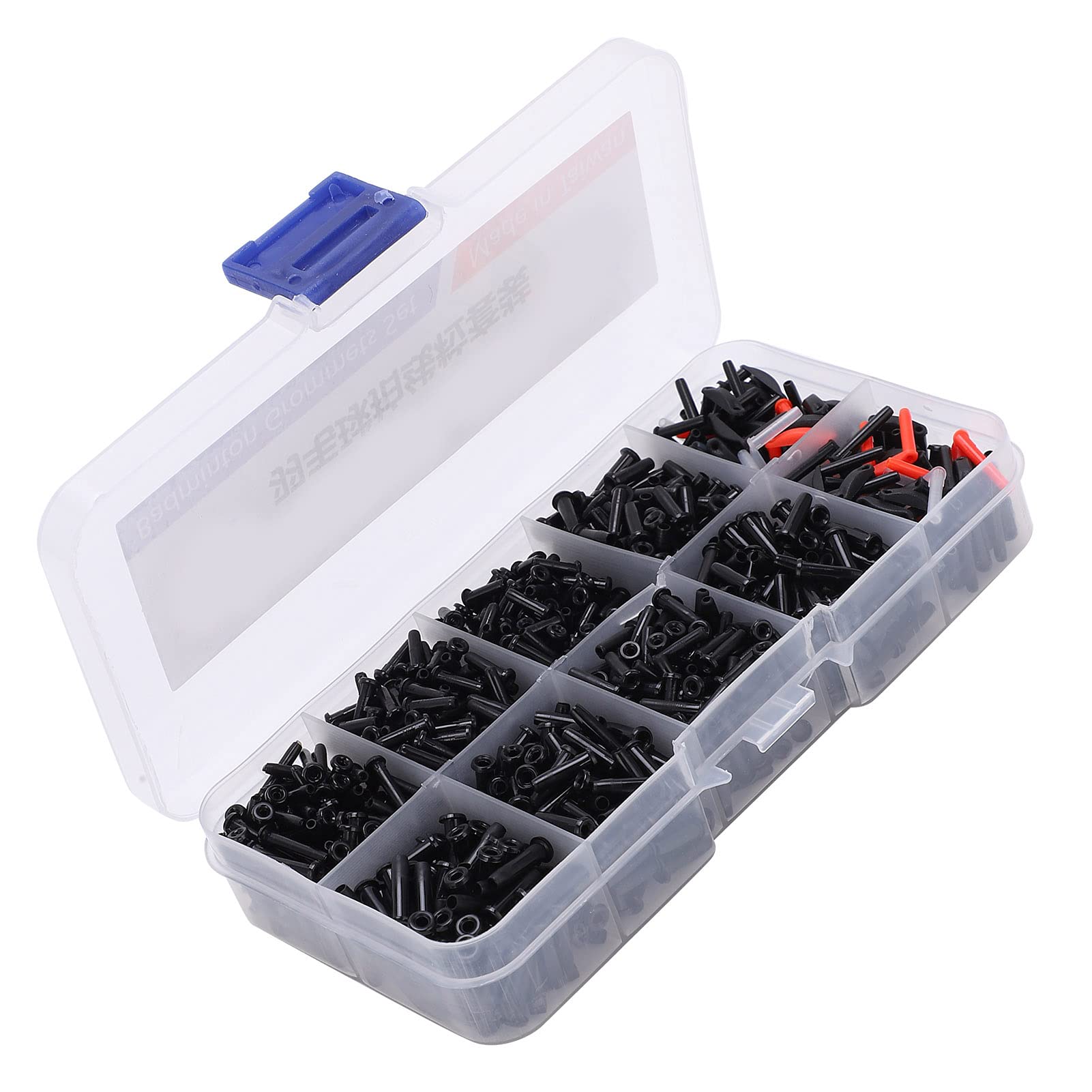 RiToEasysports Badminton Grommets Set, Bucket Badminton String Protector with Racquet Eyelets Bucket String Protector Stringing Tools Grommet Badminton