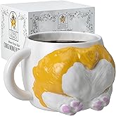 Momo Butt Mug, Best Corgi Gifts for Corgi Lovers, Funny Gifts