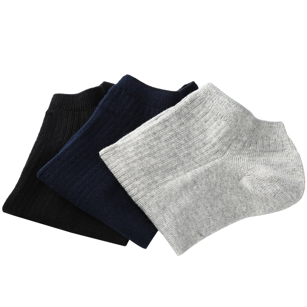 VBIGER 6 Pares Calcetines Cortos Hombre Casual Calcetines Deportivos de Algodón