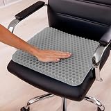 JML Soft Sitter Gel Cushion Honeycomb Seat Pad Grey view 3