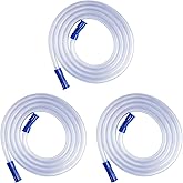 Artojoy 3 PCS 71" Suction Tubing Hoses Extended Suction Connection Tube for Home Use, Flexible & Portable Hoses Vacuum Fits Various Devices