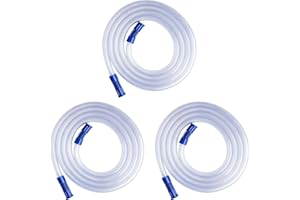 Artojoy 3 PCS 71" Suction Tubing Hoses Extended Suction Connection Tube for Home Use, Flexible & Portable Hoses Vacuum Fits Various Devices