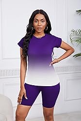 PINSV Women 2 Piece Outfits Summer Sweatsuits Track