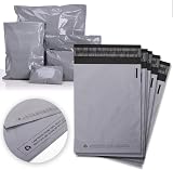 Sabco Grey Mailing Bags 13 x 19 Inch 100 Pack Self Seal Plastic