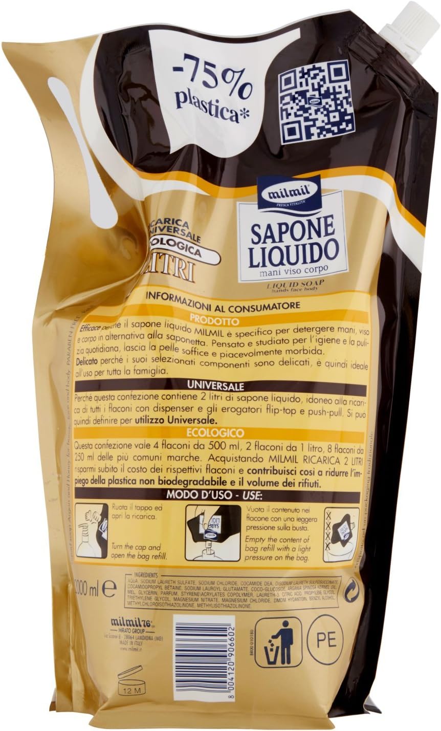 Mil Mil Sap Liq Busta Ric.Argan 2L, 2 l (Pack of 1) - Image 4