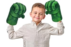 KIAPEAK Superhero Gloves Cosplay, Costumes Gloves, Boxing Gloves,Superhero Toys Big Soft Plush Gloves Pair for Boys, Birthday,Gift