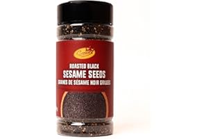 Crown Supreme Premium Black Sesame Seeds in Shaker, 120g (Pack of 1) - Rich, Nutty Flavor, Versatile Use, Long Shelf Life