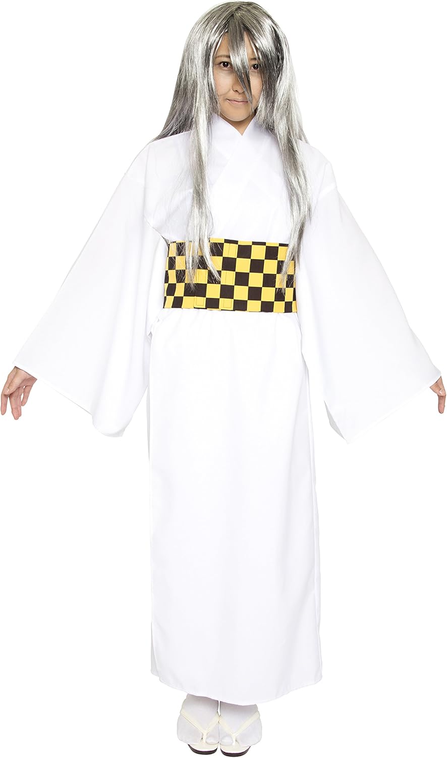 Amazon Party City ゲゲゲの鬼太郎公式 コスプレ 砂かけ婆コスチューム レディース 白 おもちゃ おもちゃ
