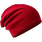 Villand 100% Merino Wool Beanie Hat for Women and Men with Gift Bag, Double-Layered Wool Hat, Knitted Ski Cap for Winter