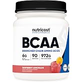 Nutricost BCAA Powder 2:1:1 (Raspberry Lemonade, 90 Servings)