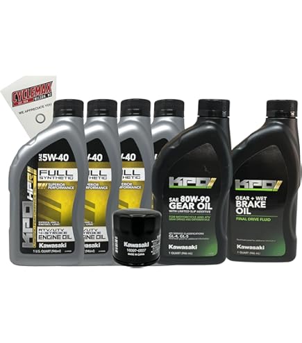 Amazon.com: Kawasaki KPO Oil Change Kit KRX 1000 KRX 4 Teryx Teryx