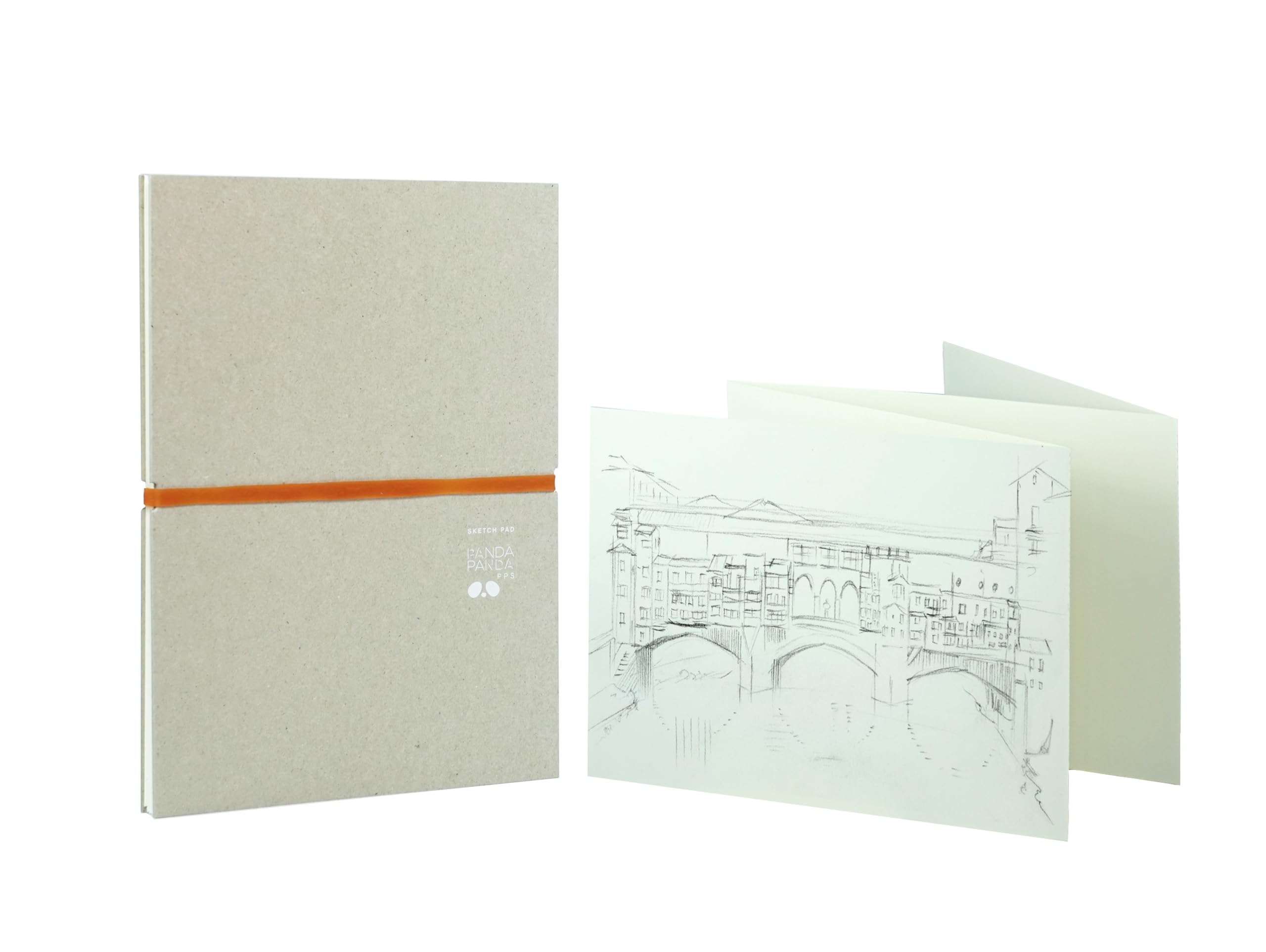 Photo 1 of Sketchbook 160 Pages (80 Sheets) 157gsm/108lb 8.5"x11.5" Drawing Pad & Paper for Sketching and Drawing Removable Hardcover Lays Flat Thick Drawing Paper Ideal for Pencil, Pen, Charcoal and Markers