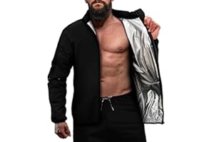 RDX Sauna Suit Weight Loss, Full Body Heat Sweat Suit, Reach Oeko TEX 100 Certified, Anti Rip Long Sleeves Tracksuit Boxing