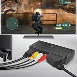 AIFHDAUF Scart to HDMI Converter 3 in 1 Video Audio Adapter HDMI Switch view 4