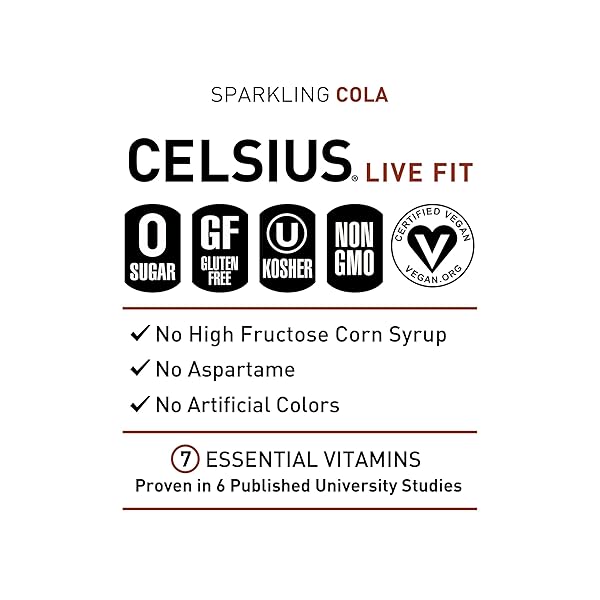 CELSIUS SPARKLING, FUNCTIONAL ESSENTIAL ENERGY DRINK 12 FL OZ (PACK OF 12)