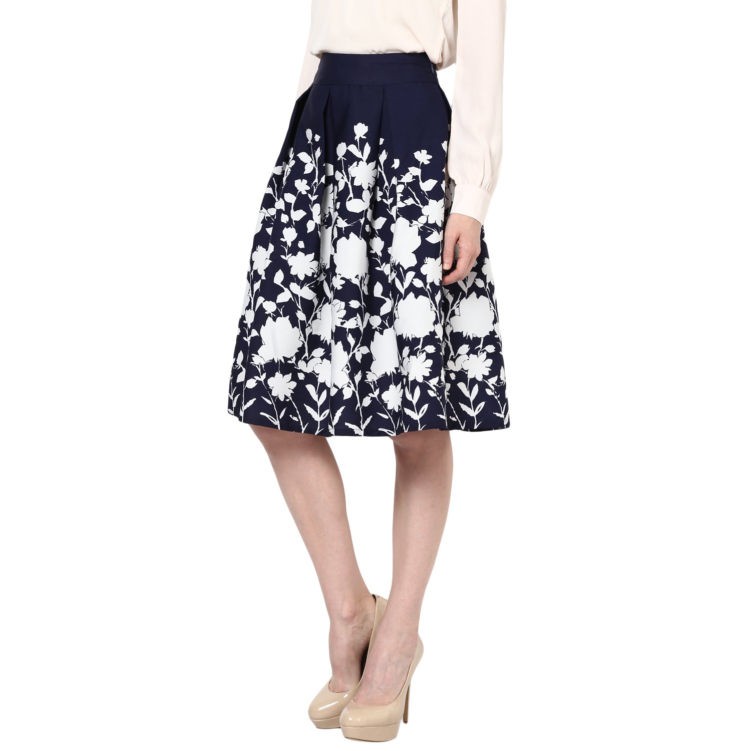 harpa women's a-line skirts (gr2670_navy)