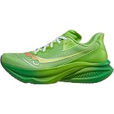 Saucony Men's Running Endorphin Azura Sneaker Lime/Viziorange, 9.5