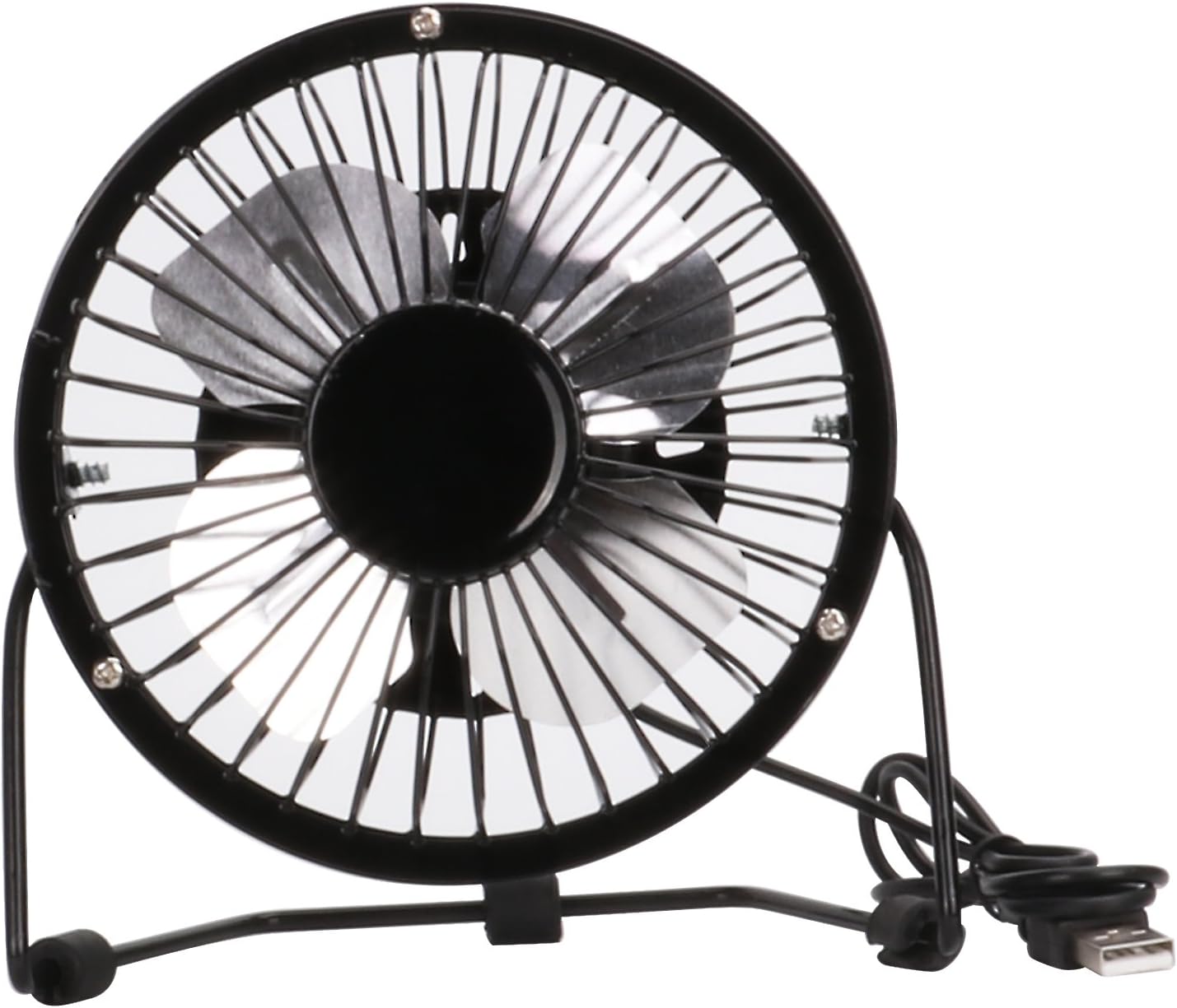 DECVO USB Fan Personal Table Fan Quiet Cooling, 4 Inch USB