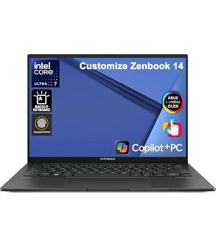 Amazon.com: ASUS Zenbook Laptop, 14” WUXGA OLED Touchscreen