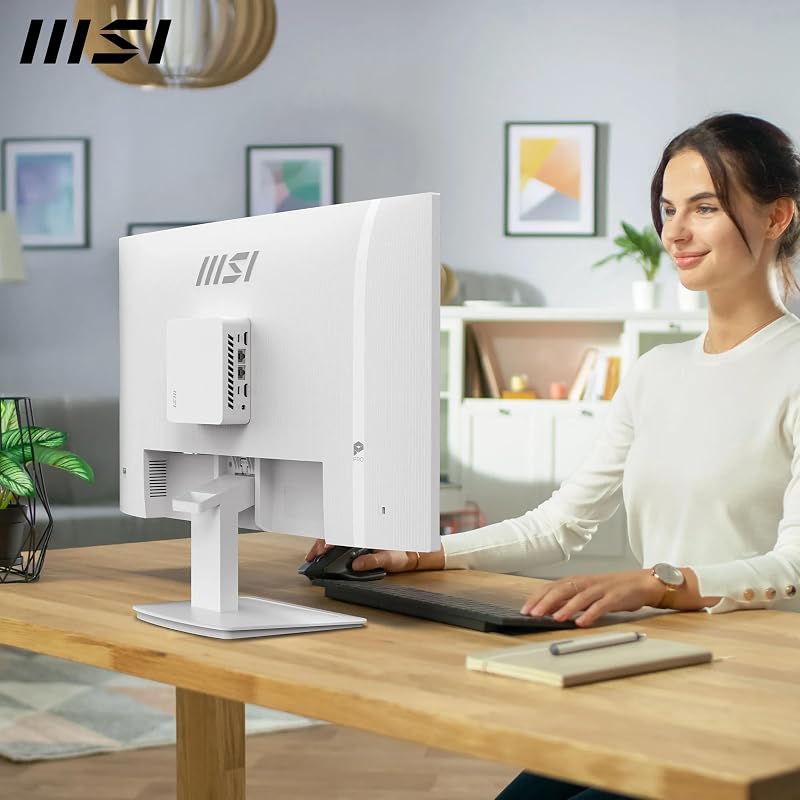 PRO MP273WA E14A Monitor PC 27" FHD, 1920x1080 IPS, 144 Hz, 1 ms, HDR Ready, Adaptive-Sync, Eye Care, Altoparlanti Integrati, HDMI 2.0, DP 1.2a, Senza Cornice, Inclinabile, VESA Mount, Bianco