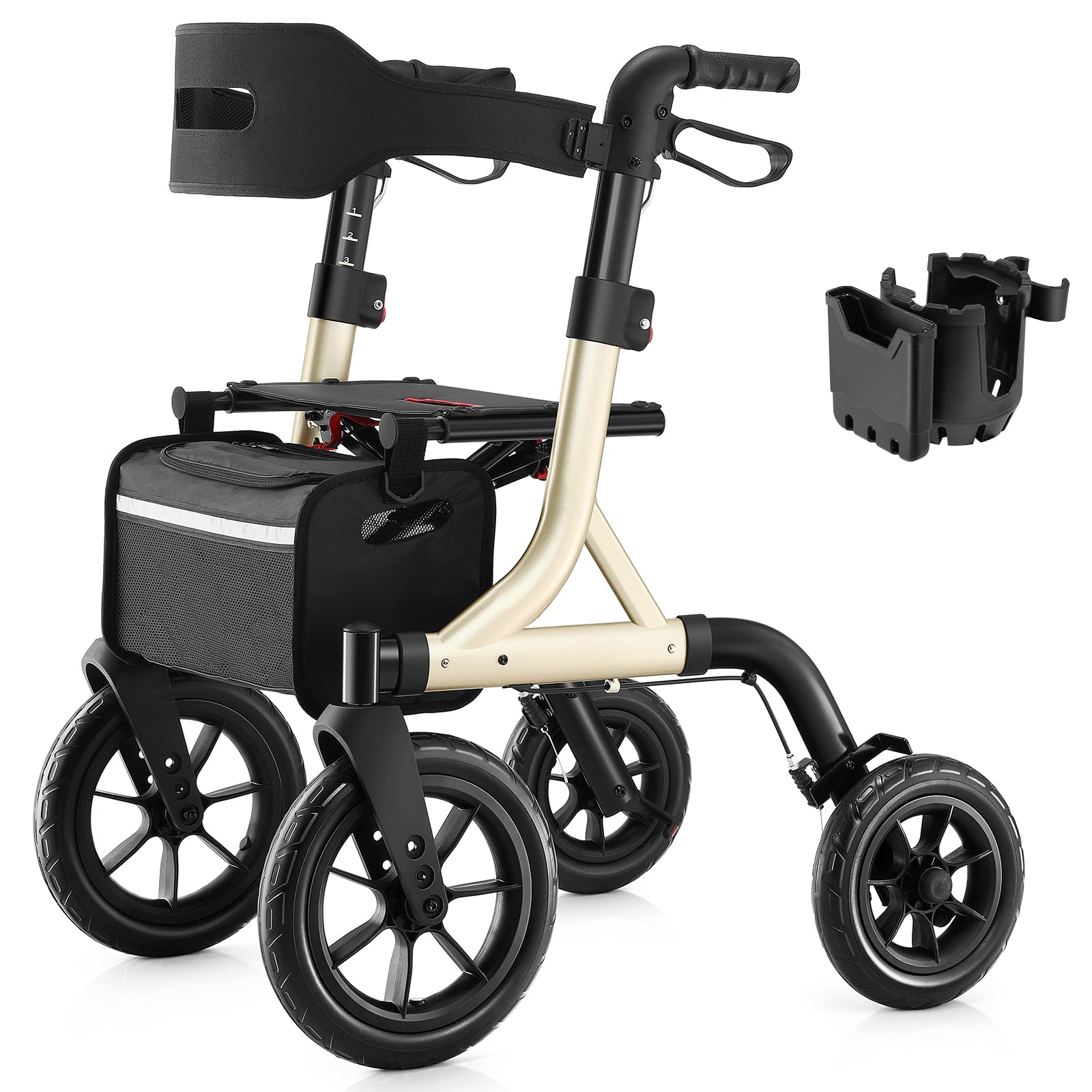 Walkers for Seniors, Rollator Walker with Seat, 12