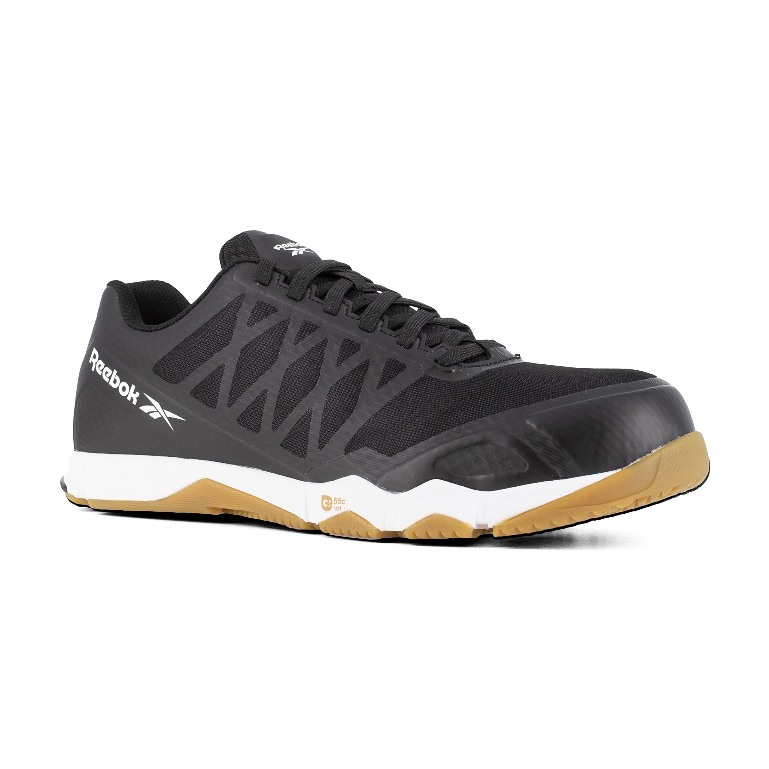 Reebok Work Men’s RB4450 Speed TR Safety Toe Athletic Work Shoe Black, 7.5 Wide