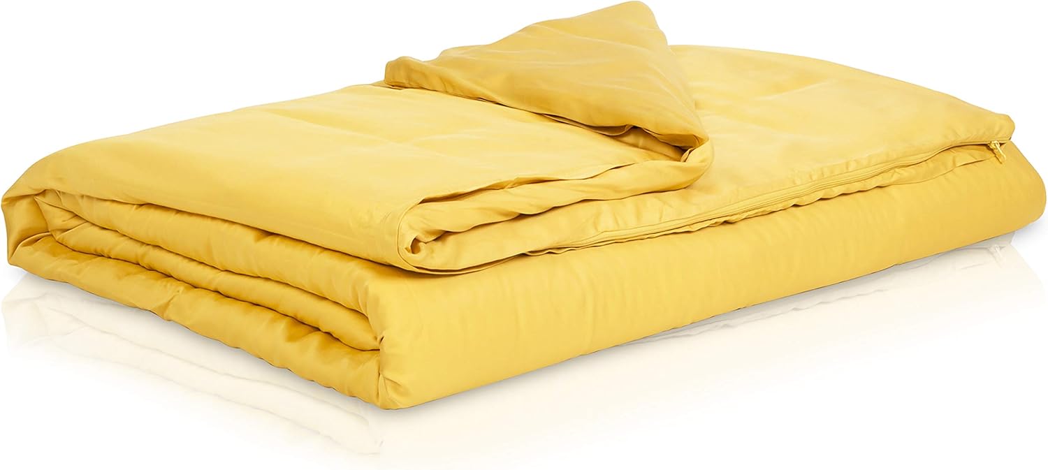 Amazon.com: GnO Cool Bamboo Duvet Cover for Weighted Blanket | 80x87