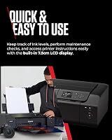 Canon PIXMA PRO-200 Printer A3+ Dye Ink Vibrant Colour Media Handling LCD view 5