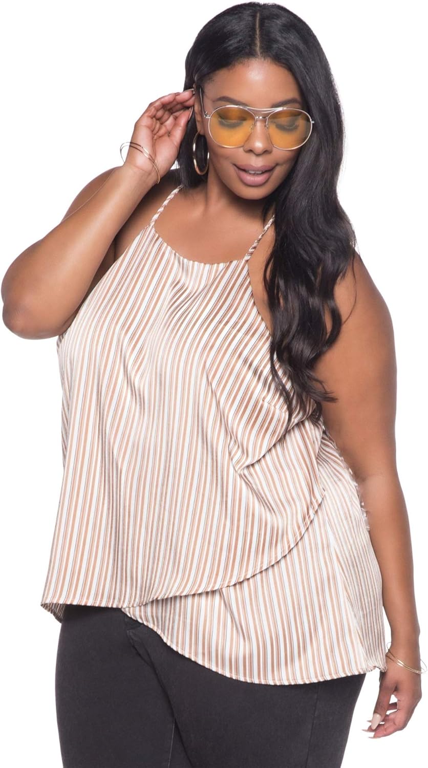 satin camisole tops plus sizes