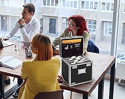 Vaultz Locking File Organizer Box - 13.5 x 13.25 x