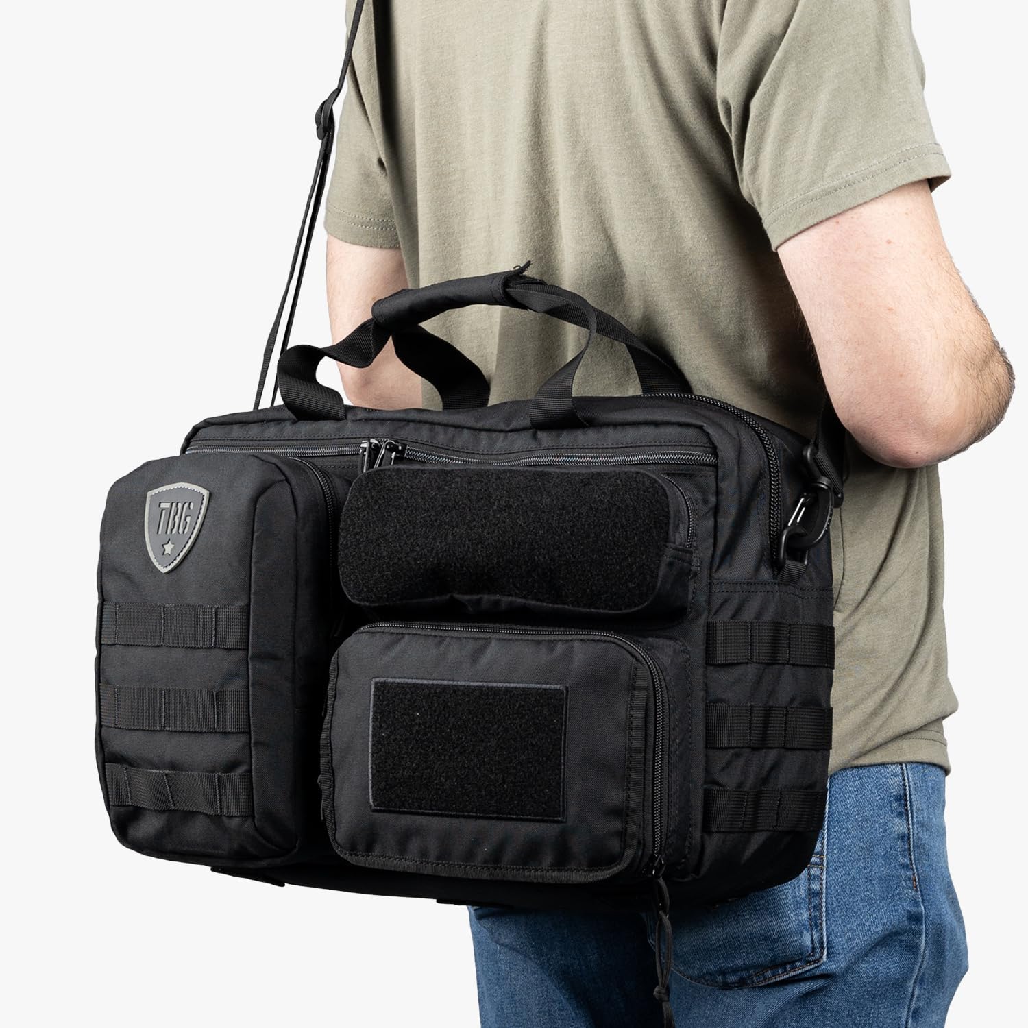Tactical Baby Gear 4th Gen Tactical Diaper Bag for Dads w/Included Changing Mat, Stroller Straps