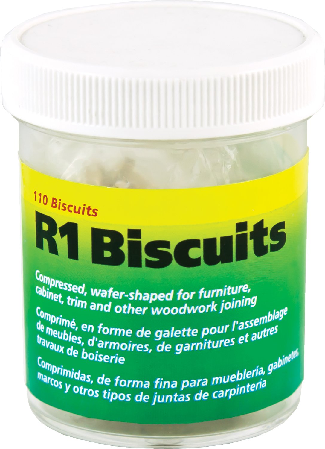 wolfcraft 2993404 Compressed Wafer Shaped Wood Joining Biscuits for