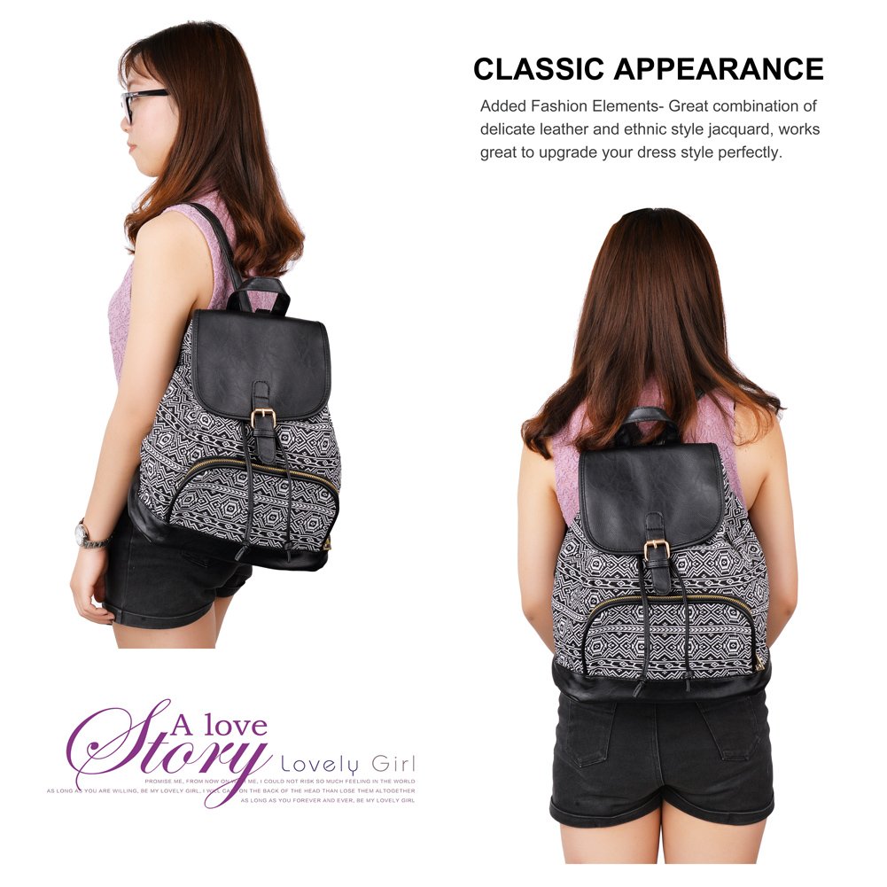 vbg vbiger canvas backpack