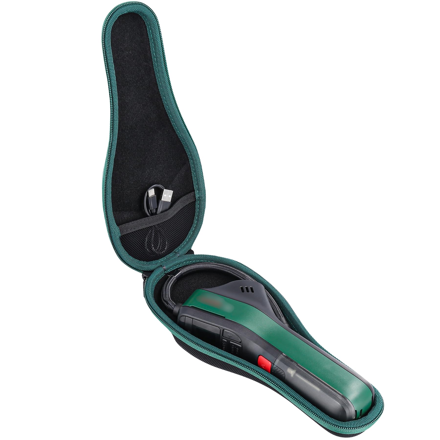 co2CREA Harte Tasche für Bosch Fahrradpumpe Luftpumpe Mini Kompressor EasyPump, Nur hülle(Schwarz) 2