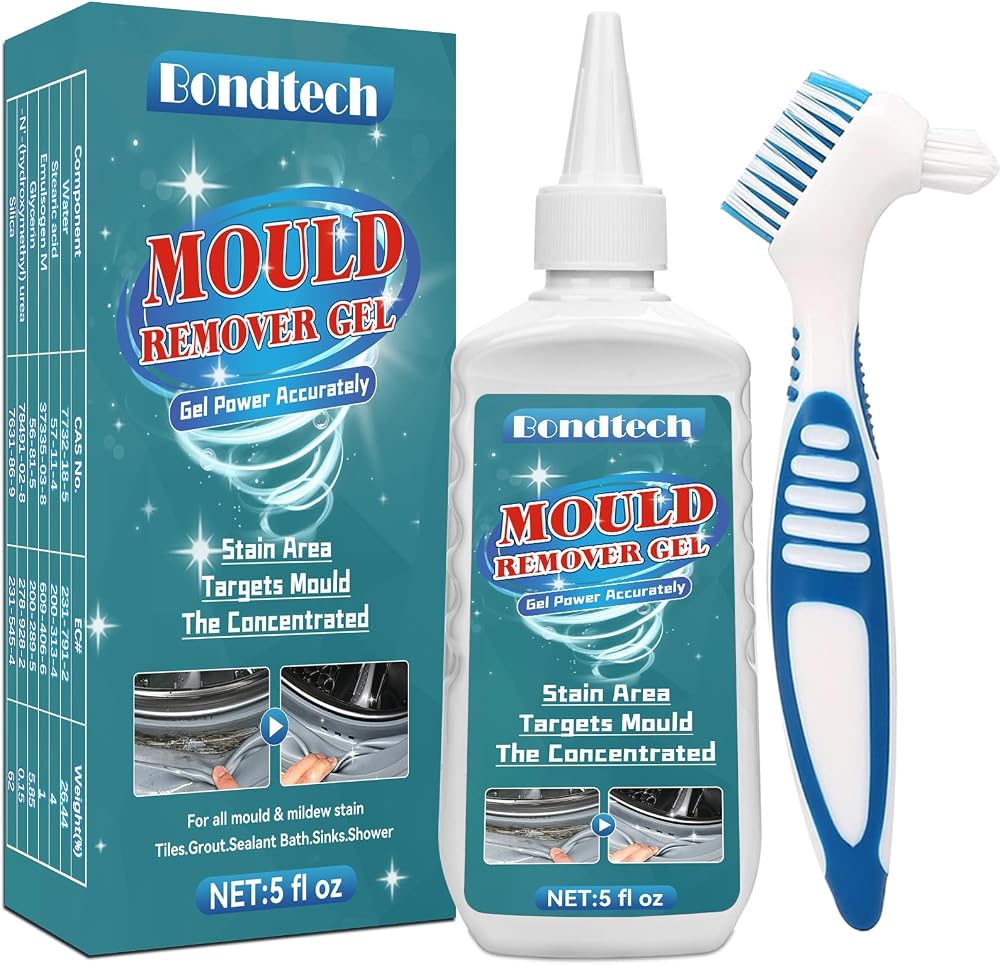 Bondtech Mould Remover Gel 5 fl oz for Black Mold & Mildew Cleaning