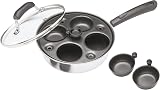 KitchenCraft Egg Poacher Pan 4 Cups 21cm Carbon Steel Induction Compatible view 7