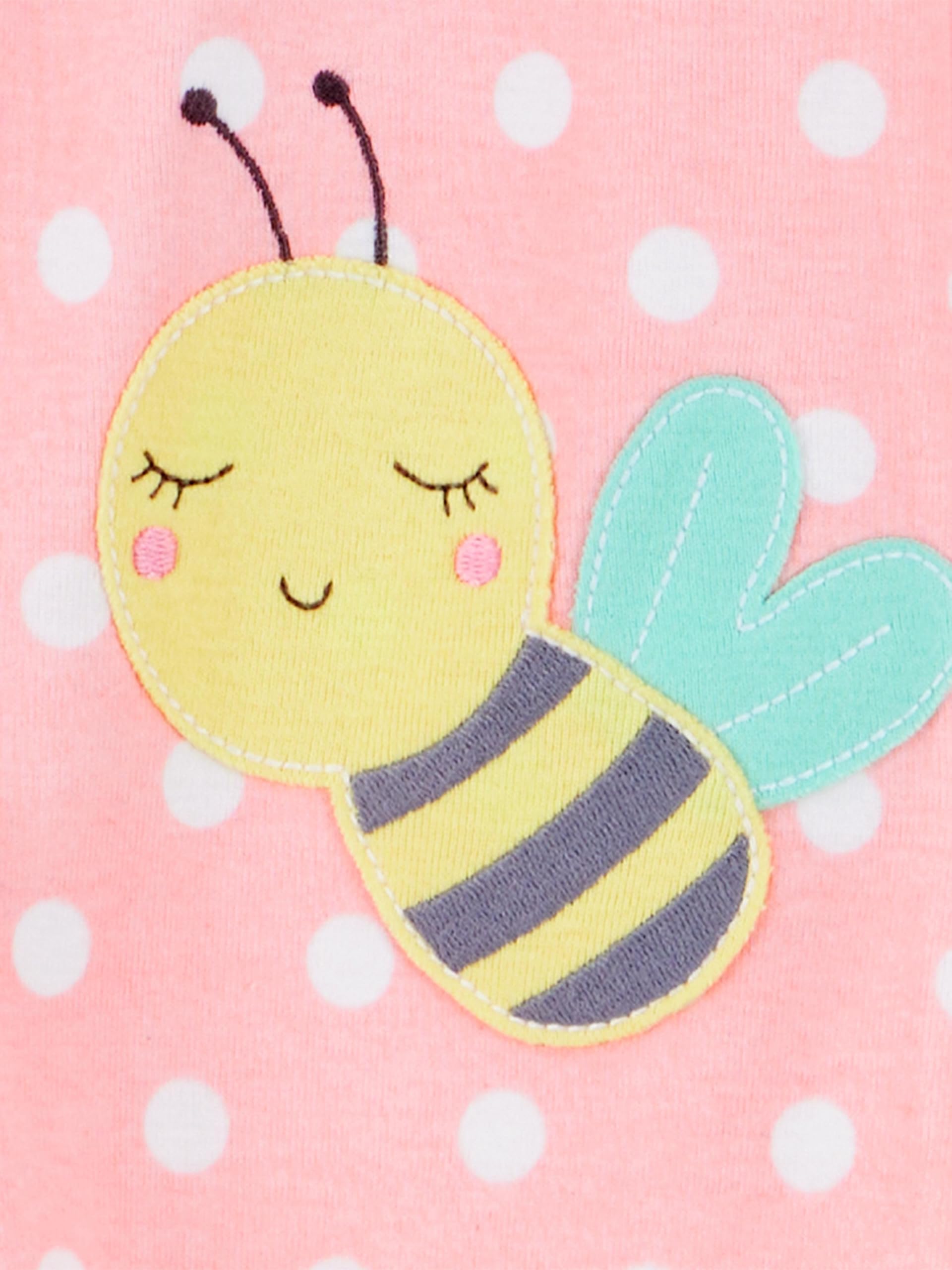 Simple Joys by Carter's Girls' 3-Pack Snug Fit Footed Cotton Pajamas