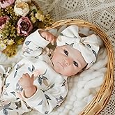 Lifelike Reborn Baby Dolls - 20Inch Soft Vinyl Realistic Newborn Baby Dolls Poseable Real Life Baby Girls Dolls with Doll Accessories and Gift Box for 3+ Year Old Girls Kids