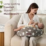 momcozy Memory Foam Nursing Pillow Clouds High-Rebound Support view 8