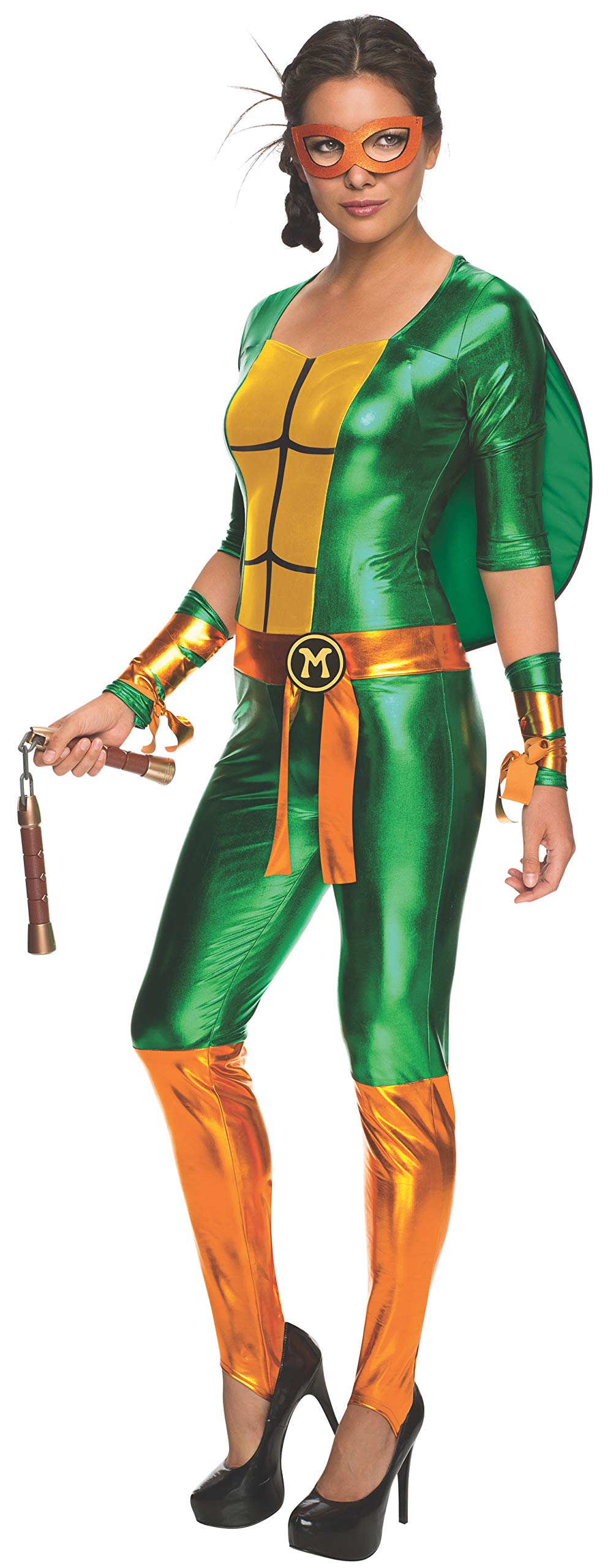 Rubie's womens Secret Wishes Teenage Mutant Ninja Turtles Michelangelo Costume Jumpsuit