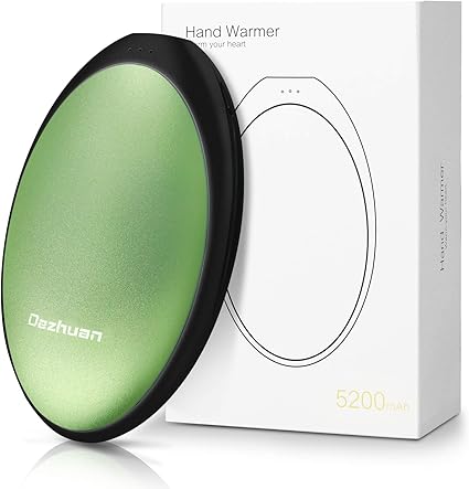Dezhuan Handwarmer Powerbank 5200mah Wiederaufladbar Handwarmer Korperwarmer Elektrische Tragbare Taschenwarmer Usb Ladegerat Winter Geschenk Fur Frauen Manner Kinder Amazon De Sport Freizeit