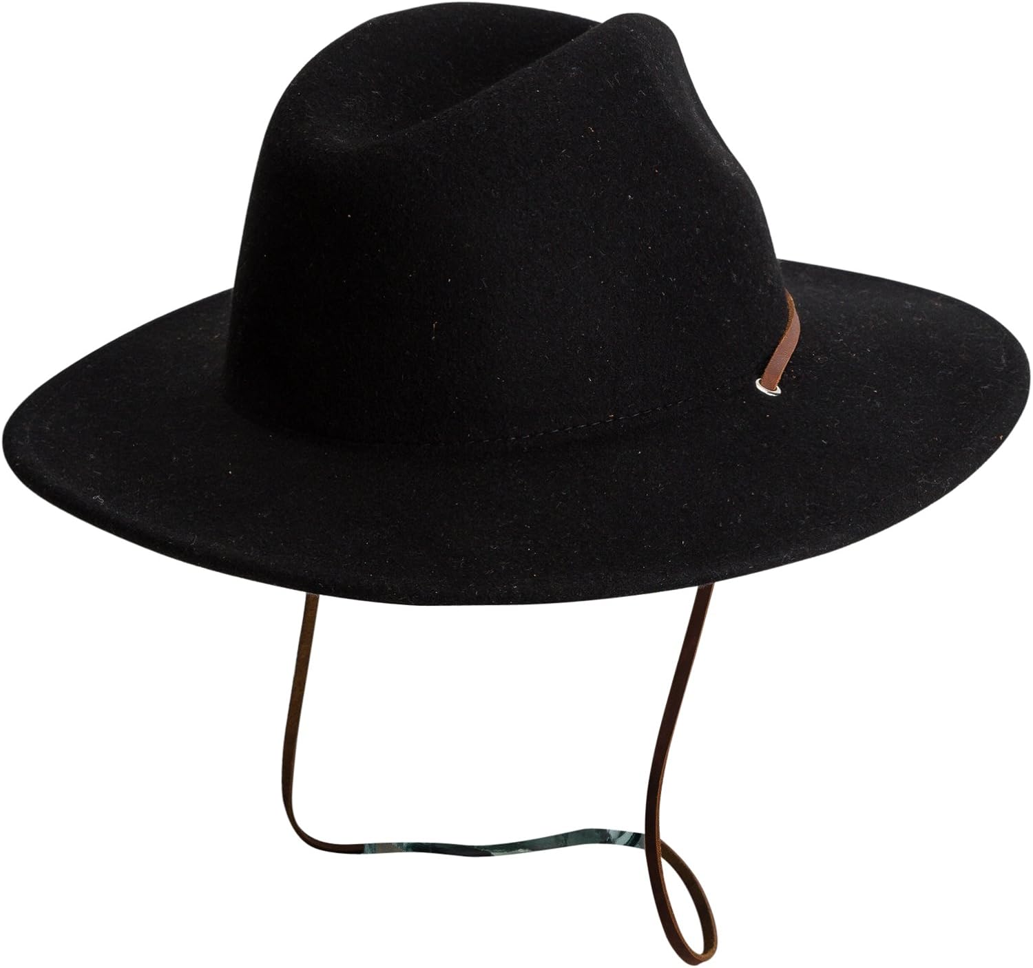 Brixton Men's Field Wide Brim Felt Fedora Hat: Clothing
