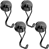 Ridegeek 100lbs Magnetic Hooks Heavy Duty Neodymium Magnet for Cruise Cabin | Refrigerator, Grill, Garage, Kitchen, Hanging, Fridge, Outdoor, Key Holder, BBQ, Utensil Hangers, Oven