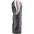 Craftsman Golf Shark Black and Red Driver Fairway Wood Rescue Hybrid Blade Putter Cover Headcover