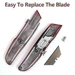DIYSELF 30 Pack Box Cutter Heavy Duty Aluminium