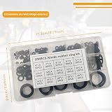ZHENGYYUU 250 Pcs O Ring Assortment Kit 15 Sizes NBR Seal Gasket Set view 7