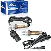 Maxfavor 2Pcs Upstream and Downstream O2 Oxygen Sensor Fit for VW 2012-2014 Beetle Passat,2010-2014 Golf,2008-2014 Jetta,2006-2009 Rabbit 2.5L Only for CBTA or CBUA Engine 02 Sensor 234-5102 234-4754