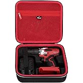 Mchoi Hard Portable Case Fits for A-viD 20V MAX Lithium Ion Cordless Drill Set, 3/8 inches Keyless Chuck, 16 Position and 22pcs Drill/Driver Bits, Case Only