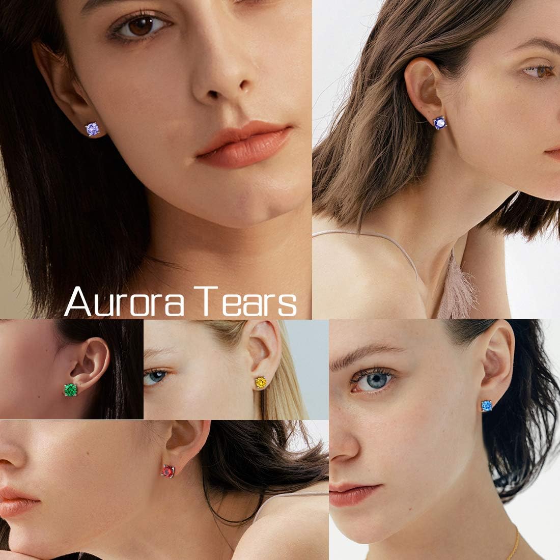 Aurora Tears November Birthstone Stud Earrings 925 Sterling Sliver Yellow Tapoz Birthstone Earring Birth Stone Jewelry Gifts for Women and Men DE0214N - Image 4