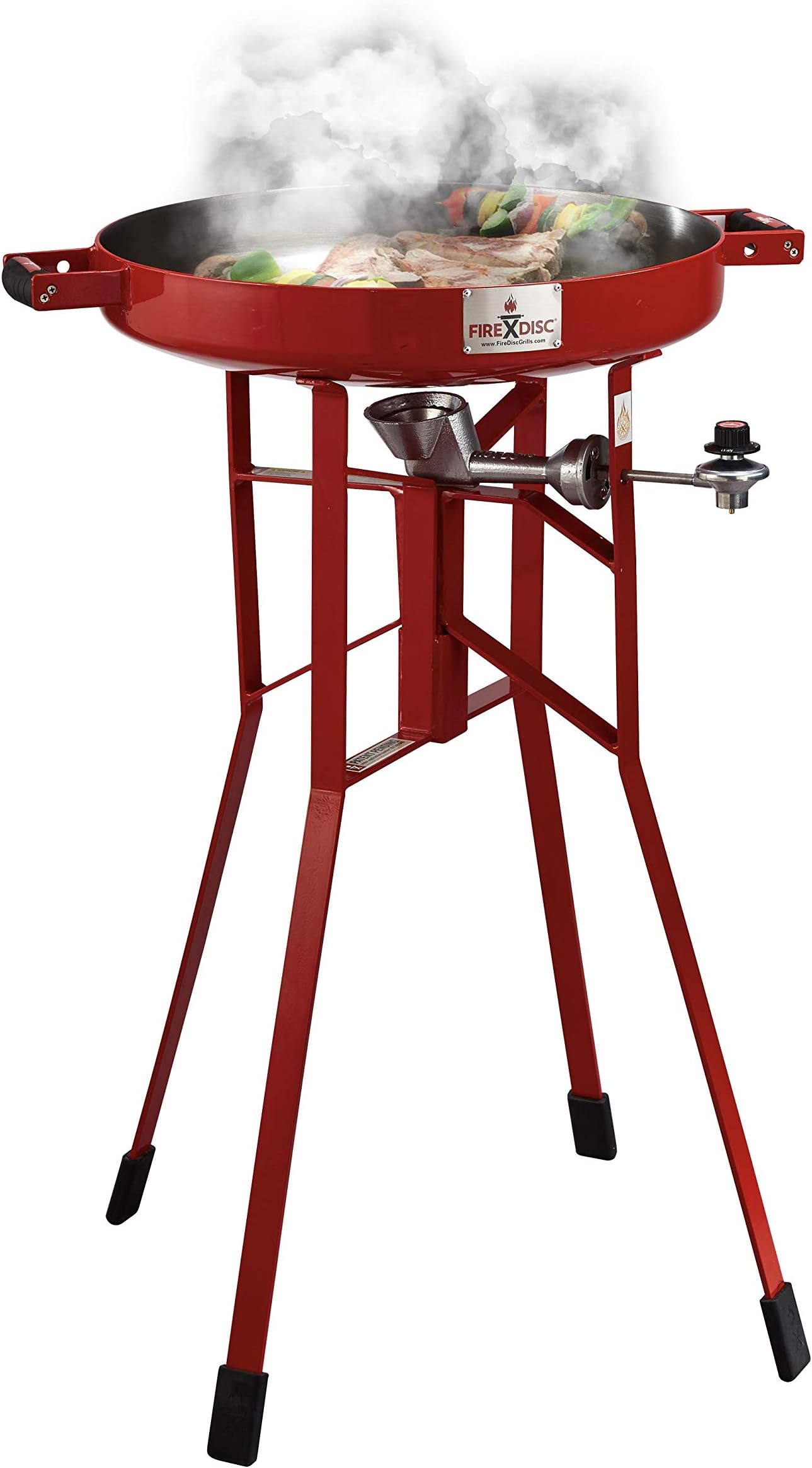 Original FIREDISC- 36โ Tall Propane Cooker Red